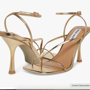 Steve Madden Annie Gold Heels